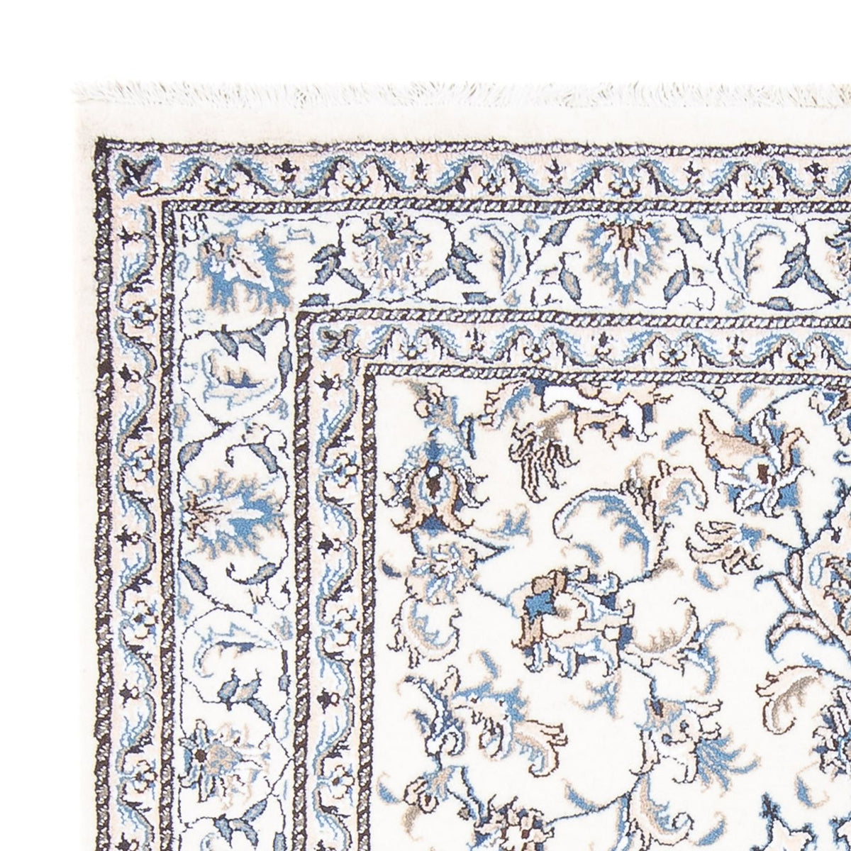 Tapis persan - Nain - Royal - 197 x 149 cm - crème