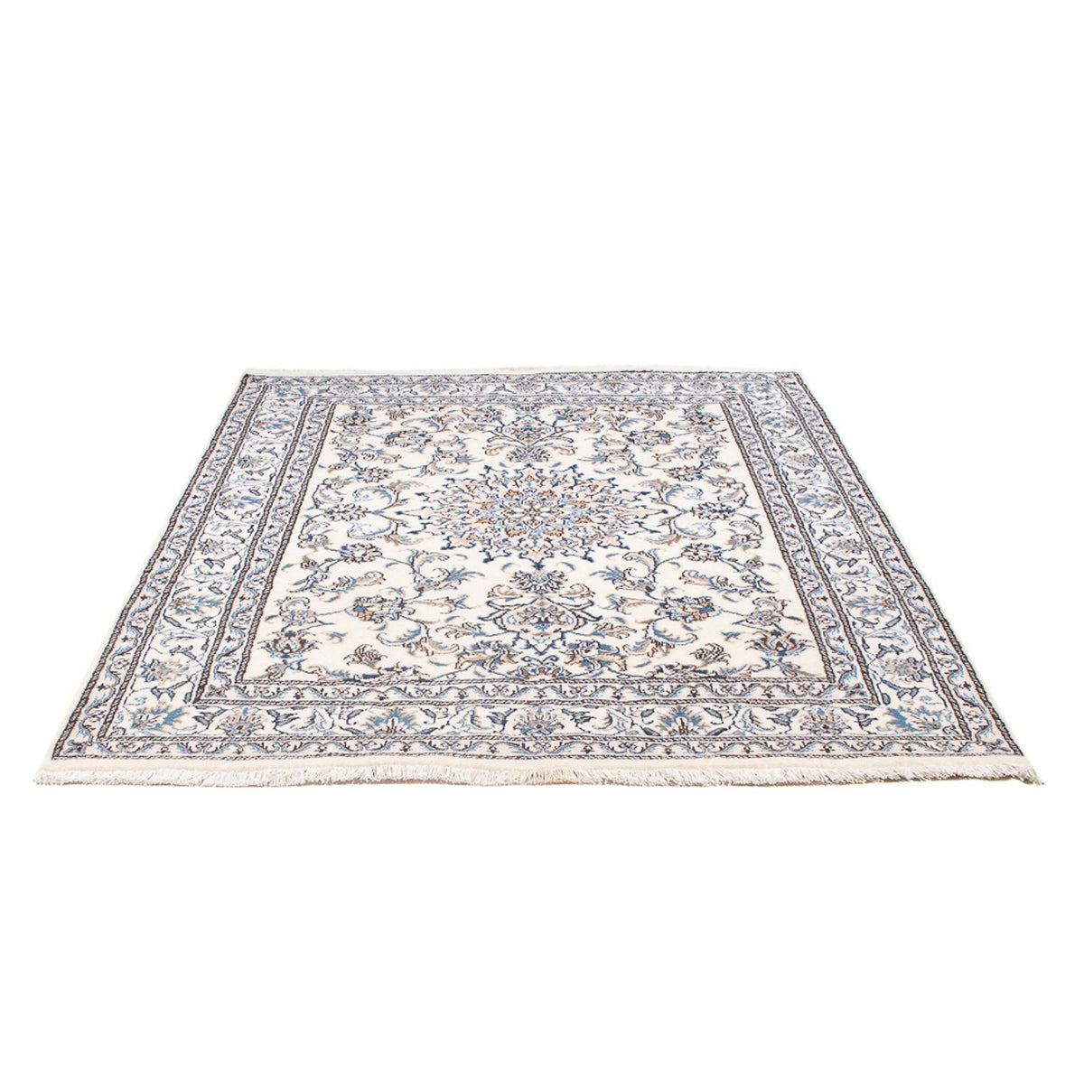 Tapis persan - Nain - Royal - 197 x 149 cm - crème
