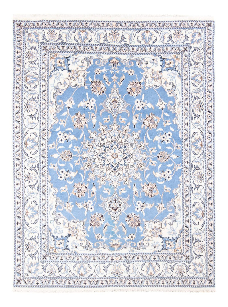 Tapis persan - Nain - Royal - 202 x 150 cm - bleu clair