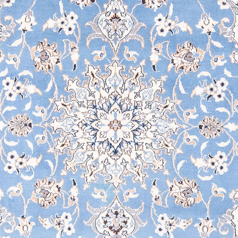 Tapis persan - Nain - Royal - 202 x 150 cm - bleu clair