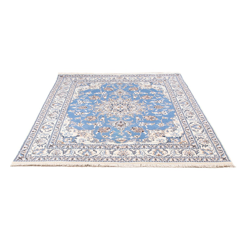 Tapis persan - Nain - Royal - 202 x 150 cm - bleu clair