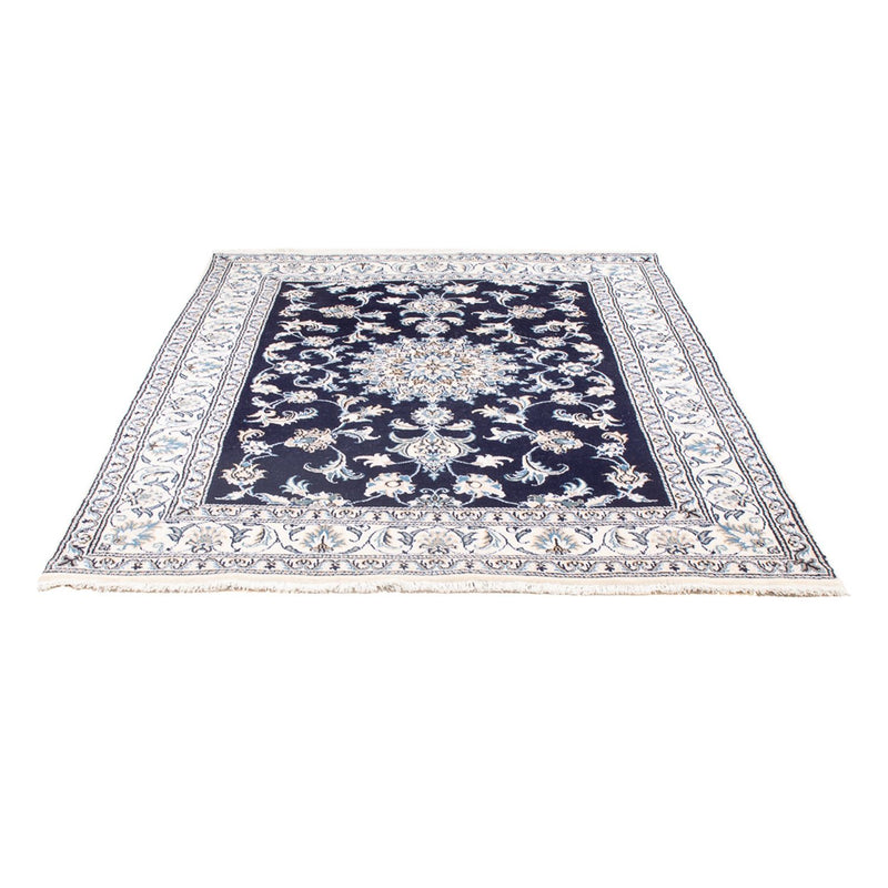 Tapis persan - Nain - Royal - 209 x 146 cm - bleu foncé