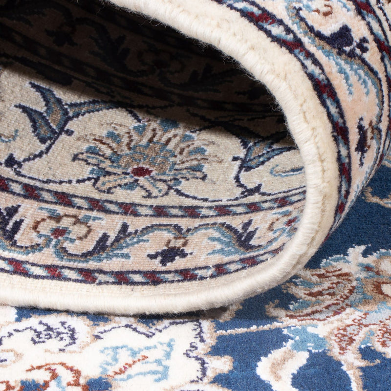 Tapis persan - Nain - Royal - 203 x 146 cm - bleu