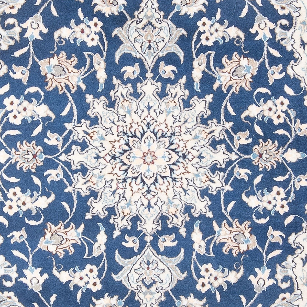 Tapis persan - Nain - Royal - 195 x 145 cm - bleu