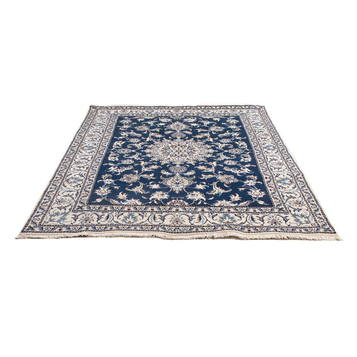 Tapis persan - Nain - Royal - 203 x 149 cm - bleu
