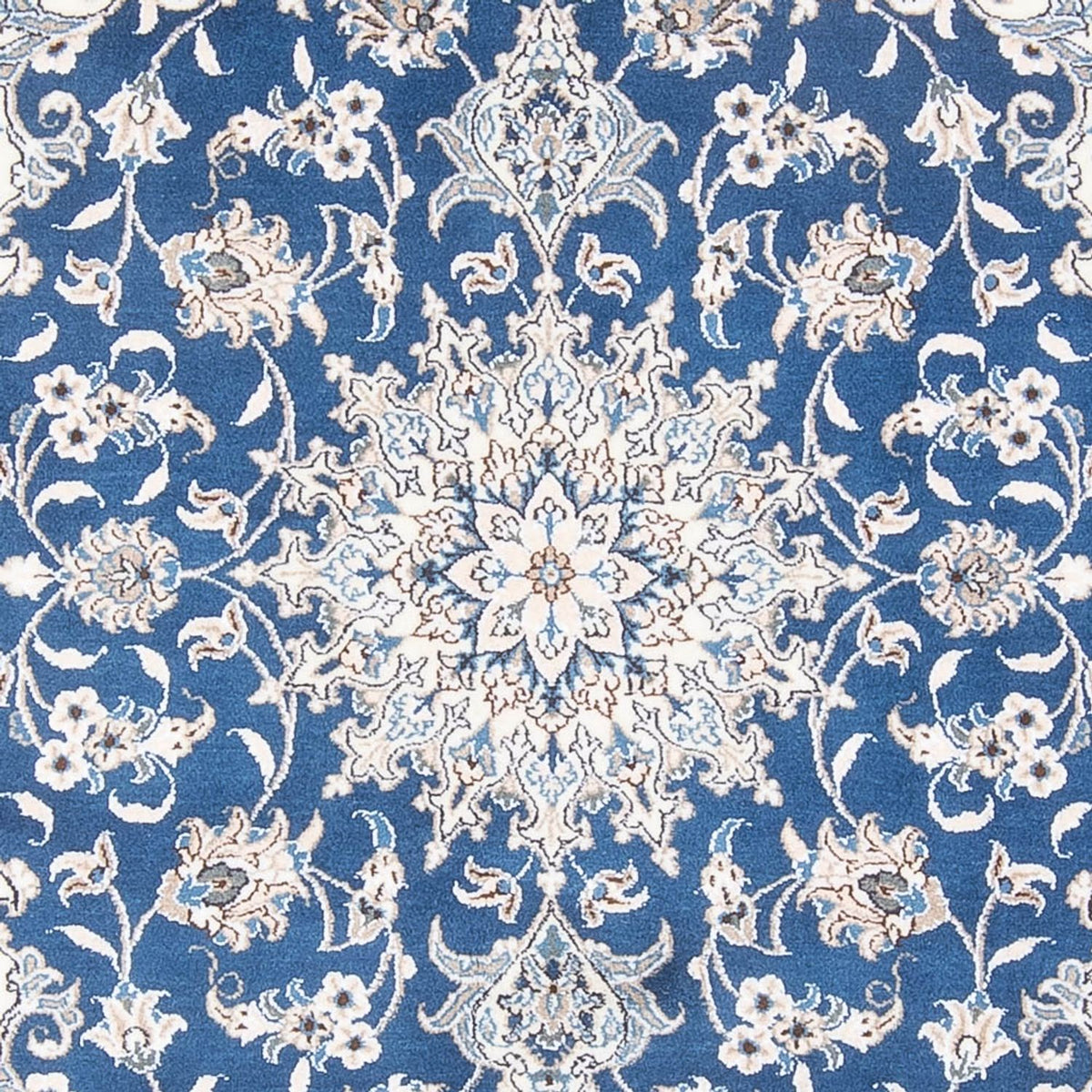 Tapis persan - Nain - Royal - 194 x 147 cm - bleu