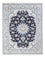 Tapis persan - Nain - Royal - 202 x 156 cm - bleu foncé