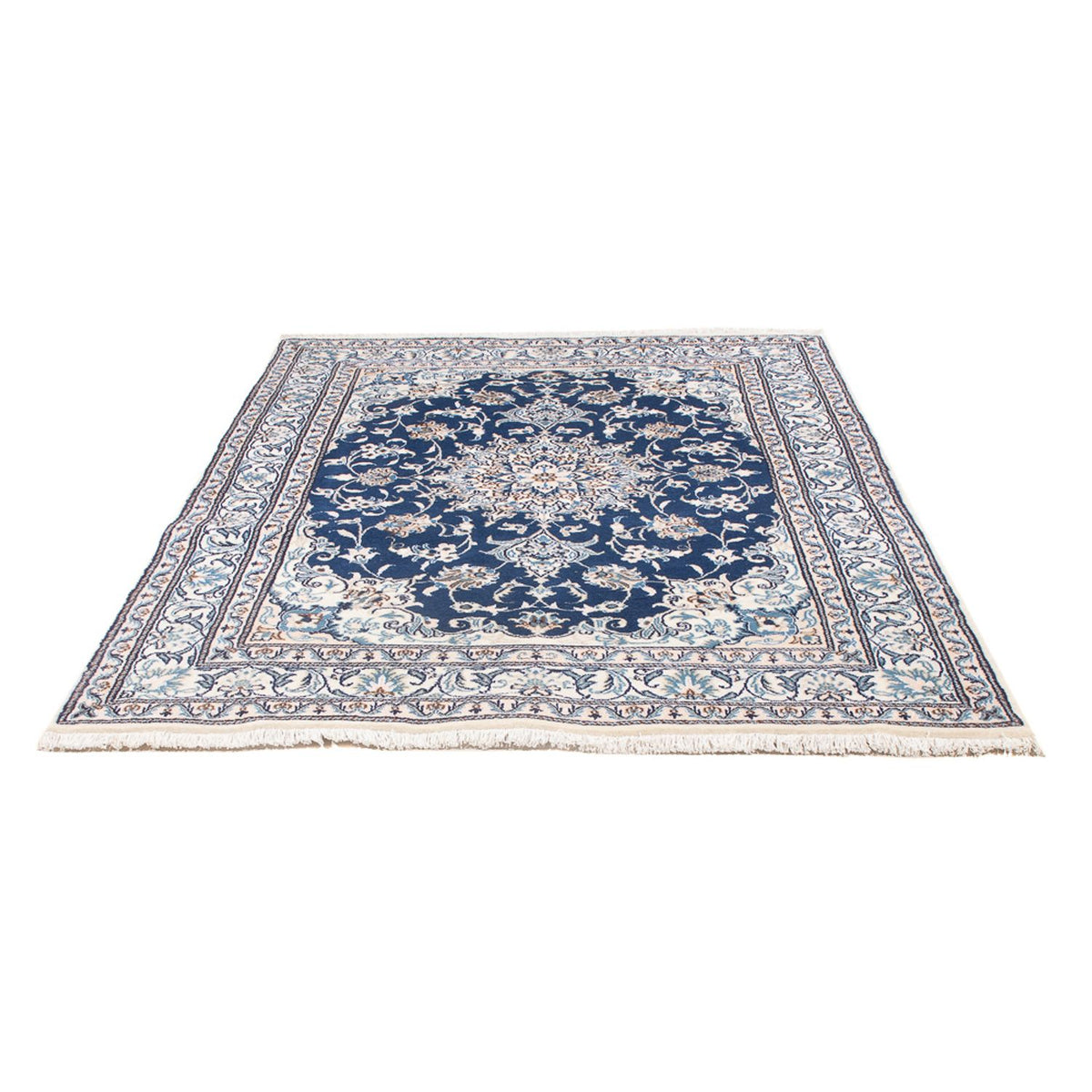 Tapis persan - Nain - Royal - 202 x 149 cm - bleu