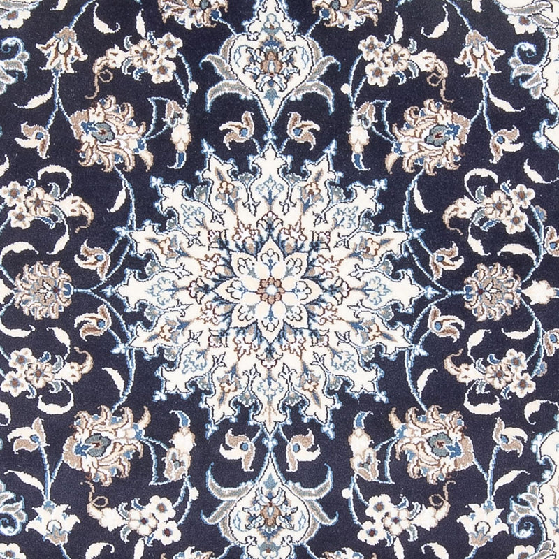 Tapis persan - Nain - Royal - 197 x 151 cm - bleu foncé