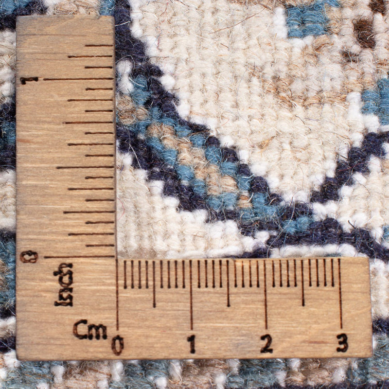 Tapis persan - Nain - Royal - 200 x 146 cm - bleu foncé