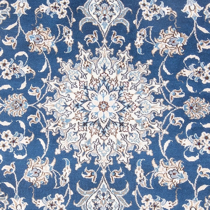 Tapis persan - Nain - Royal - 205 x 149 cm - bleu foncé