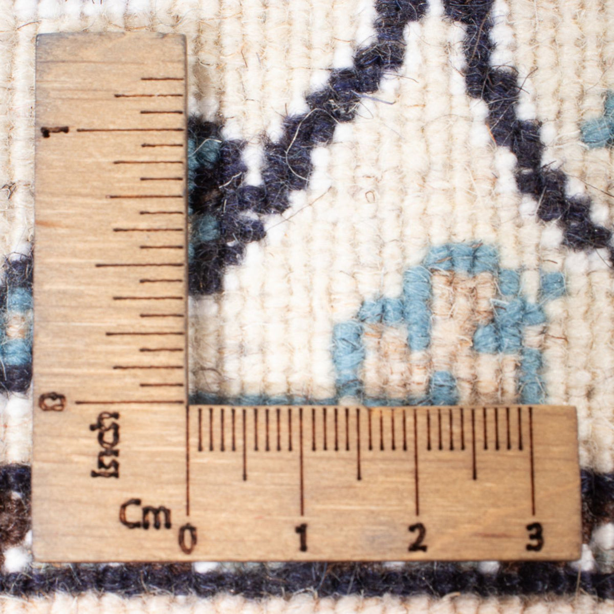 Tapis persan - Nain - Royal - 198 x 150 cm - bleu foncé