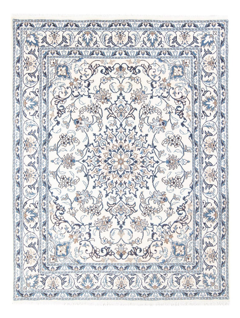 Tapis persan - Nain - Royal - 202 x 149 cm - crème