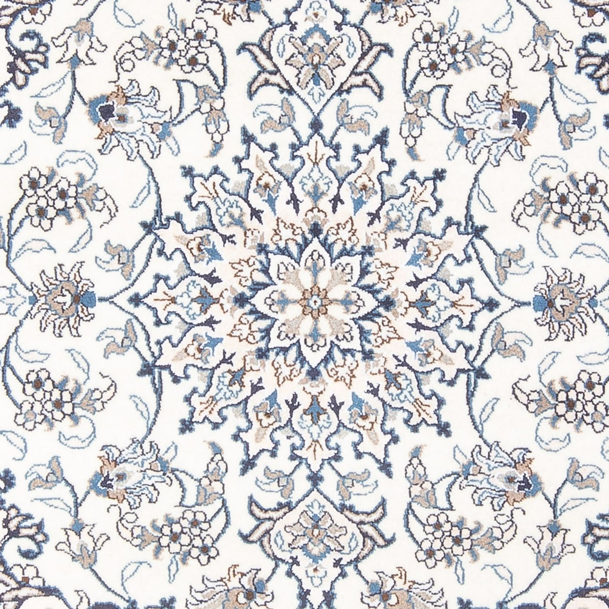 Tapis persan - Nain - Royal - 202 x 149 cm - crème