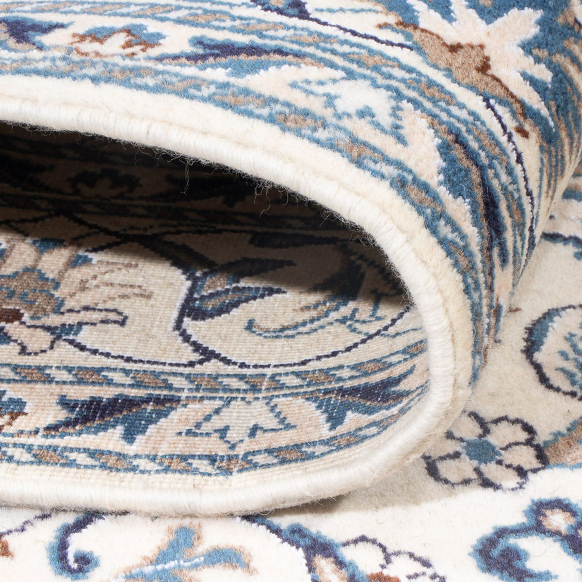 Tapis persan - Nain - Royal - 202 x 149 cm - crème