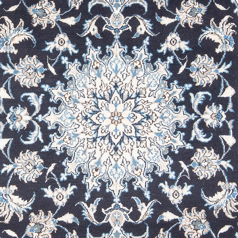 Tapis persan - Nain - 228 x 172 cm - bleu foncé