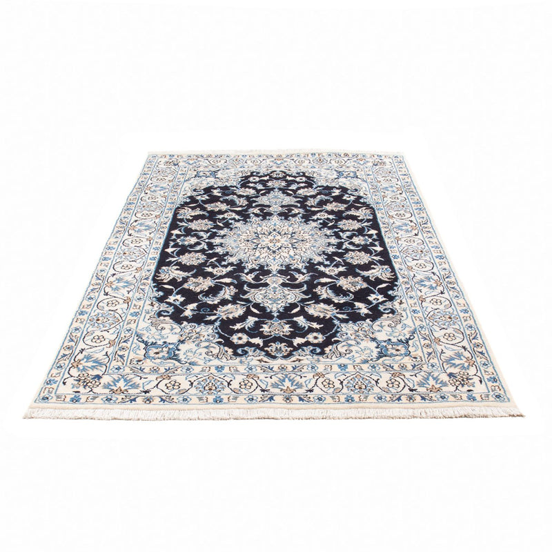 Tapis persan - Nain - 228 x 172 cm - bleu foncé
