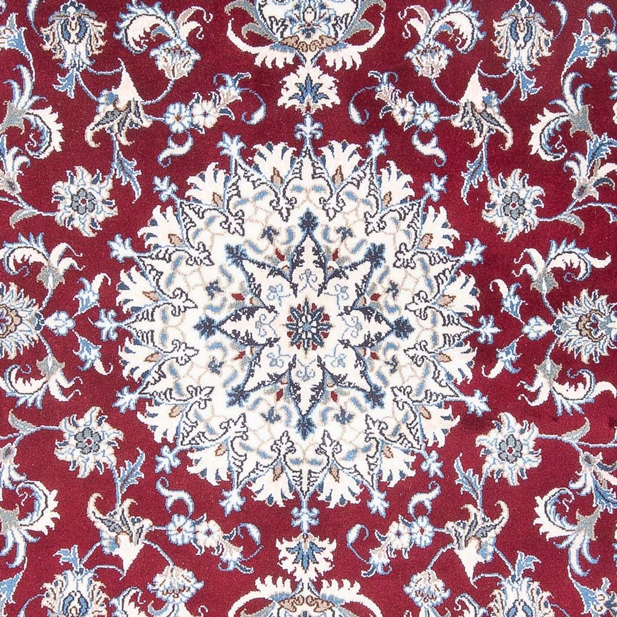Tapis persan - Nain - 243 x 168 cm - rouge