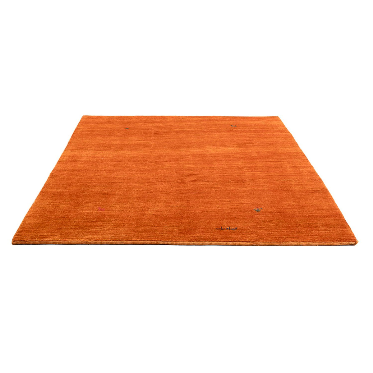 Tapis Gabbeh - Persan - 195 x 156 cm - orange