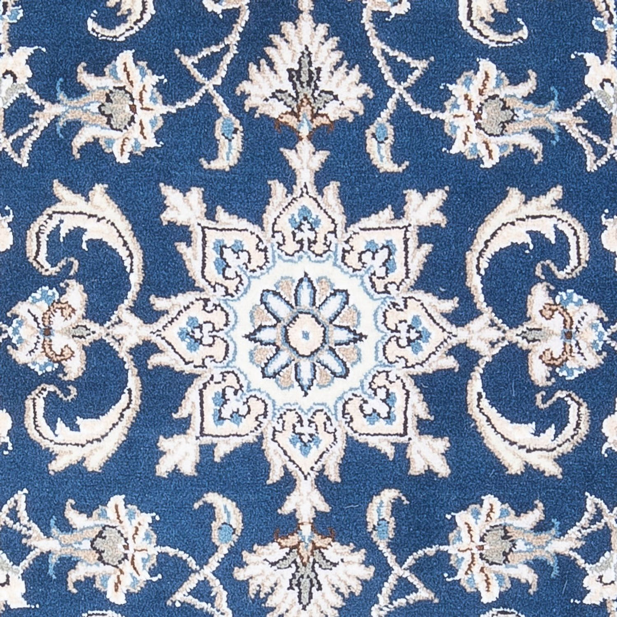 Tapis persan - Nain - 141 x 70 cm - bleu