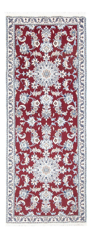 Tapis de couloir Tapis persan - Nain - 194 x 80 cm - rouge