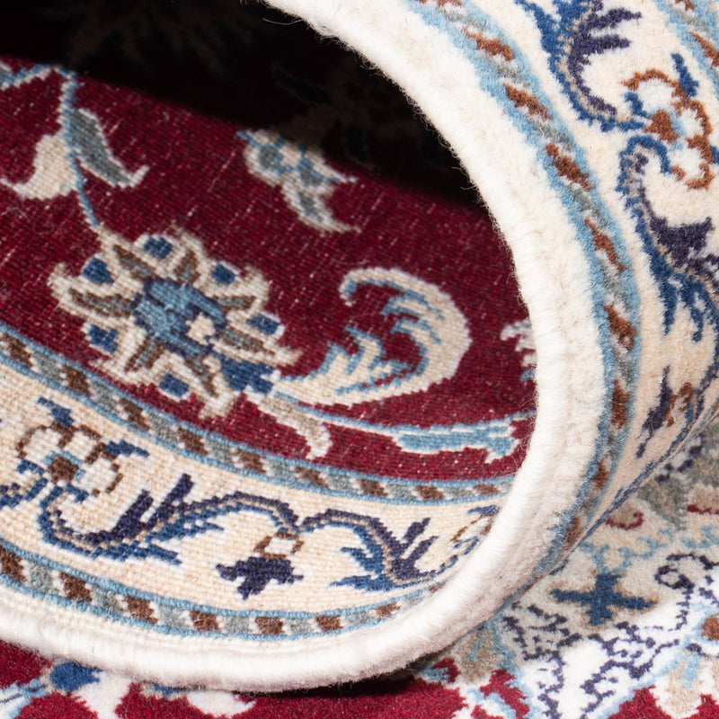 Tapis de couloir Tapis persan - Nain - 194 x 80 cm - rouge