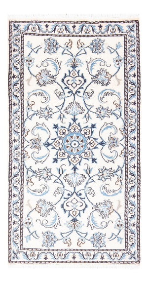 Tapis persan - Nain - 132 x 70 cm - crème