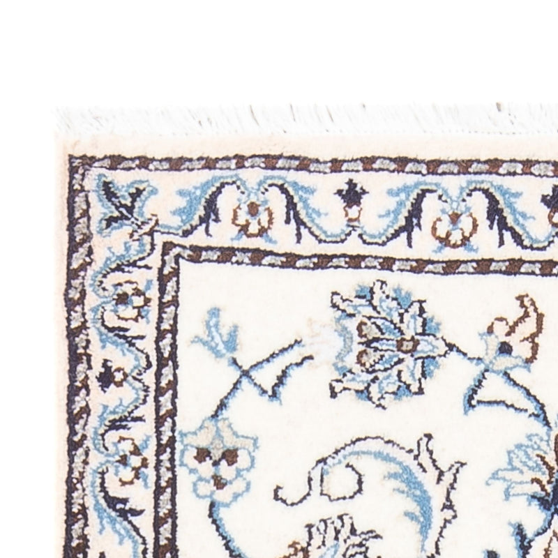 Tapis persan - Nain - 132 x 70 cm - crème