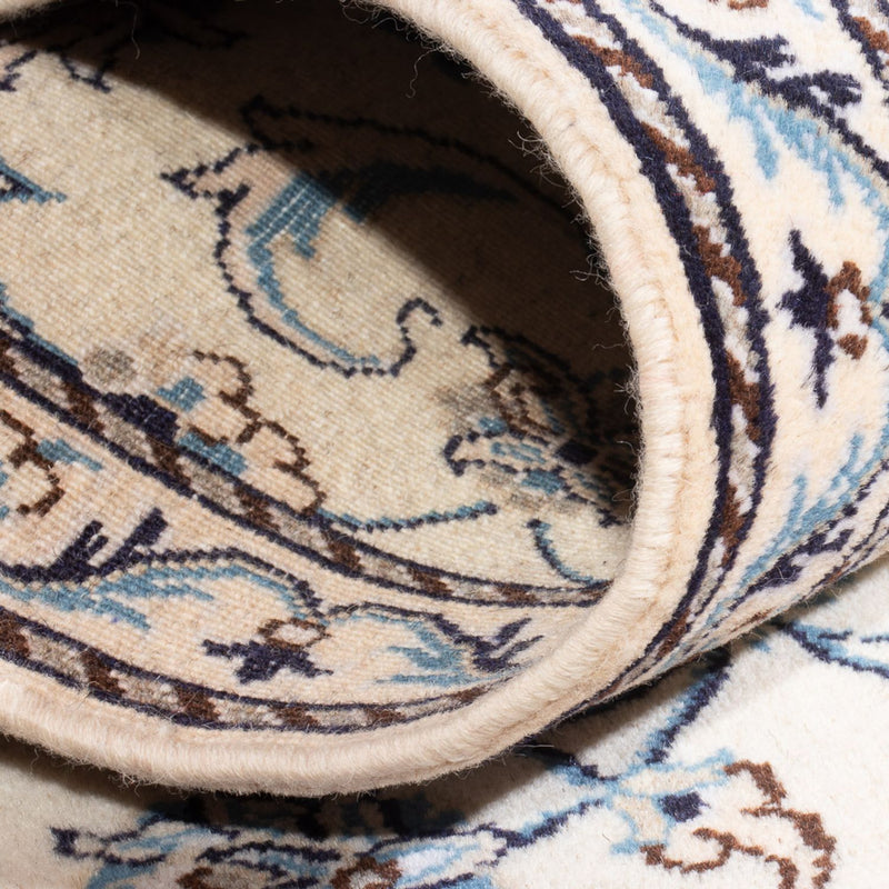 Tapis persan - Nain - 132 x 70 cm - crème