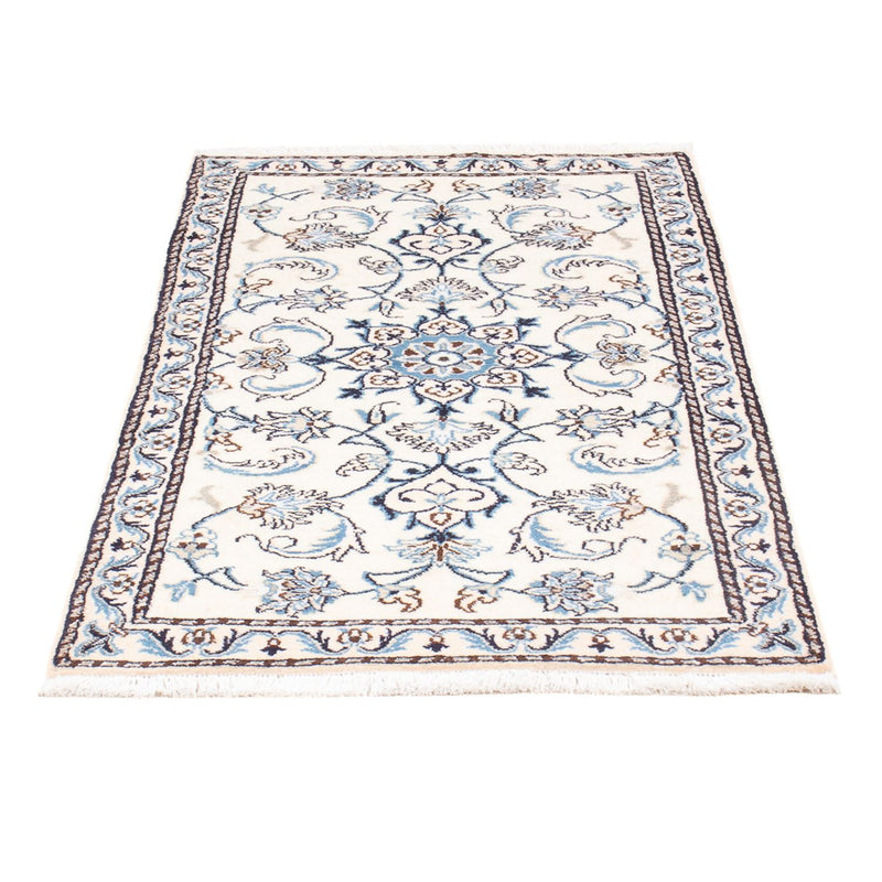 Tapis persan - Nain - 132 x 70 cm - crème