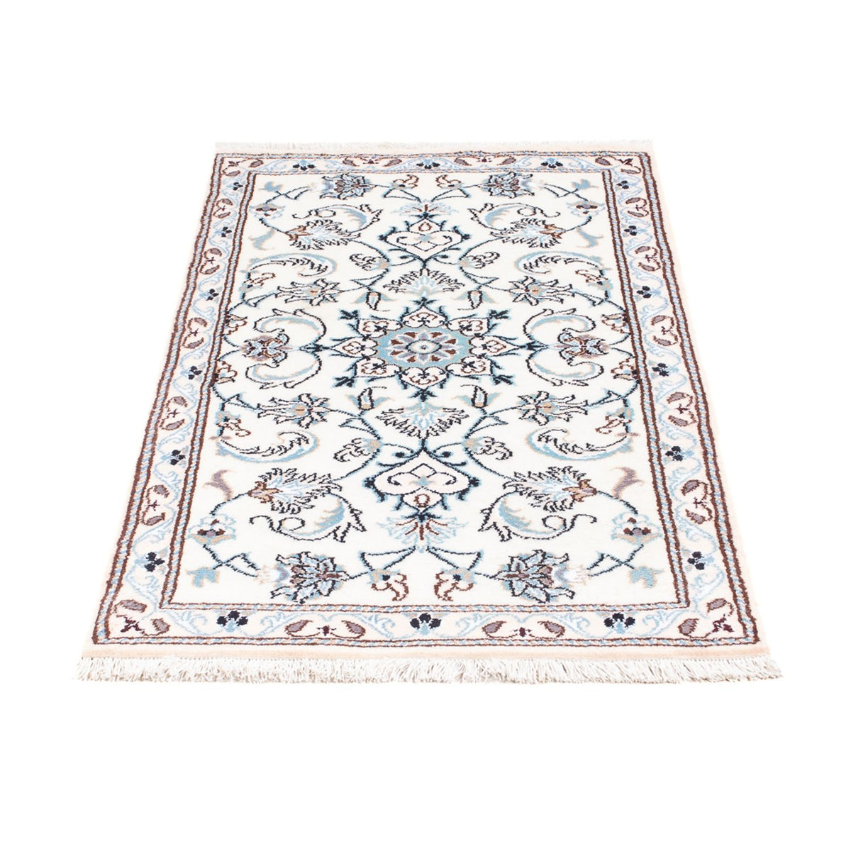 Tapis persan - Nain - 140 x 70 cm - crème