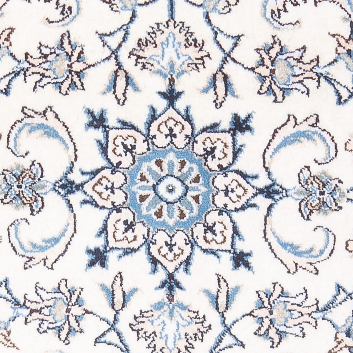 Tapis persan - Nain - 138 x 71 cm - crème