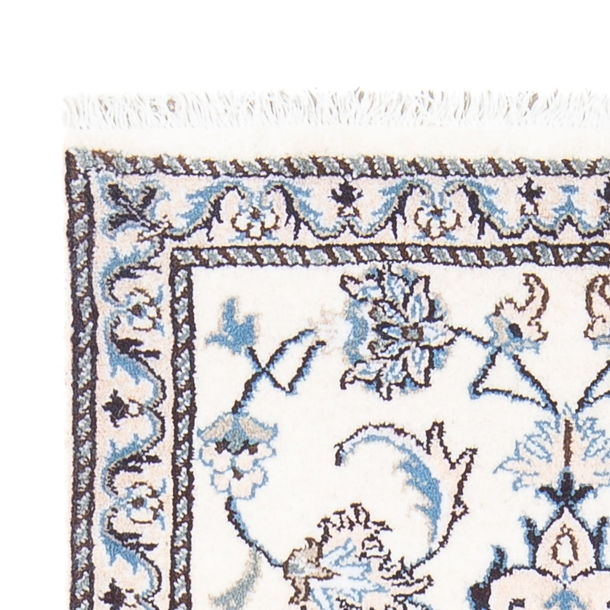 Tapis persan - Nain - 138 x 71 cm - crème