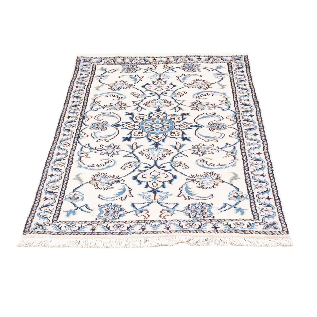 Tapis persan - Nain - 138 x 71 cm - crème