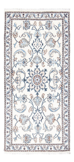 Tapis persan - Nain - 144 x 65 cm - crème