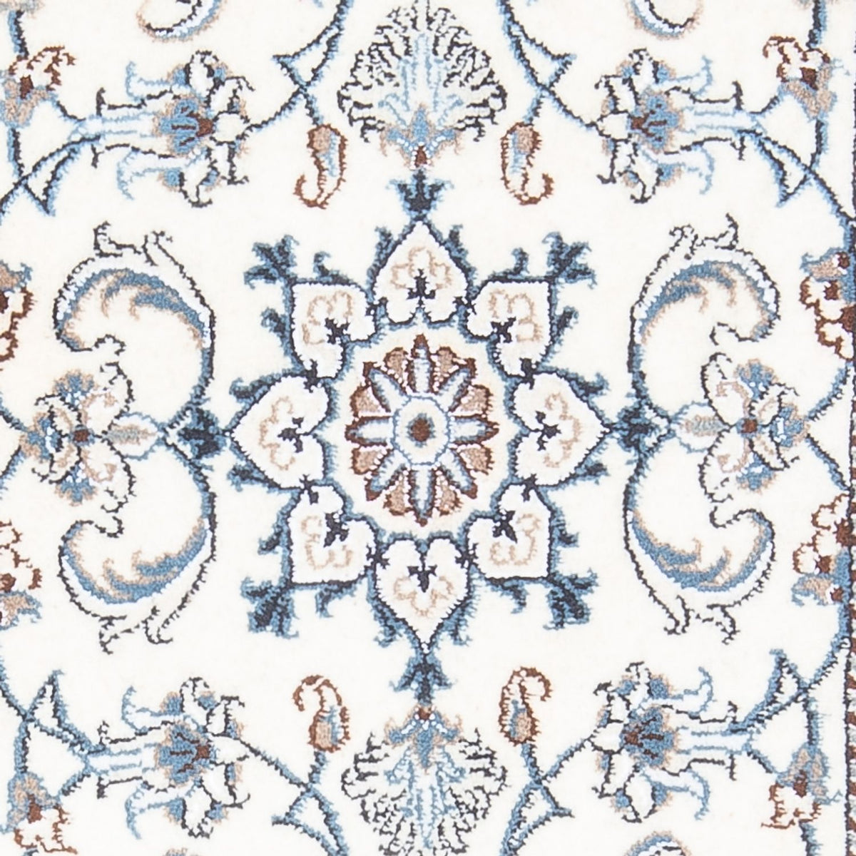 Tapis persan - Nain - 144 x 65 cm - crème