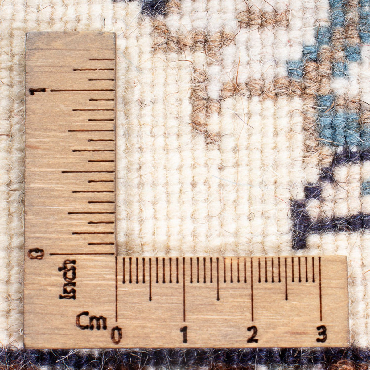 Tapis persan - Nain - 144 x 65 cm - crème