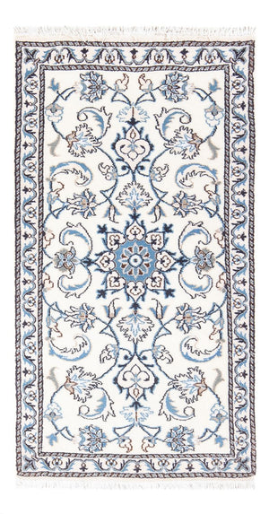 Tapis persan - Nain - 134 x 68 cm - crème