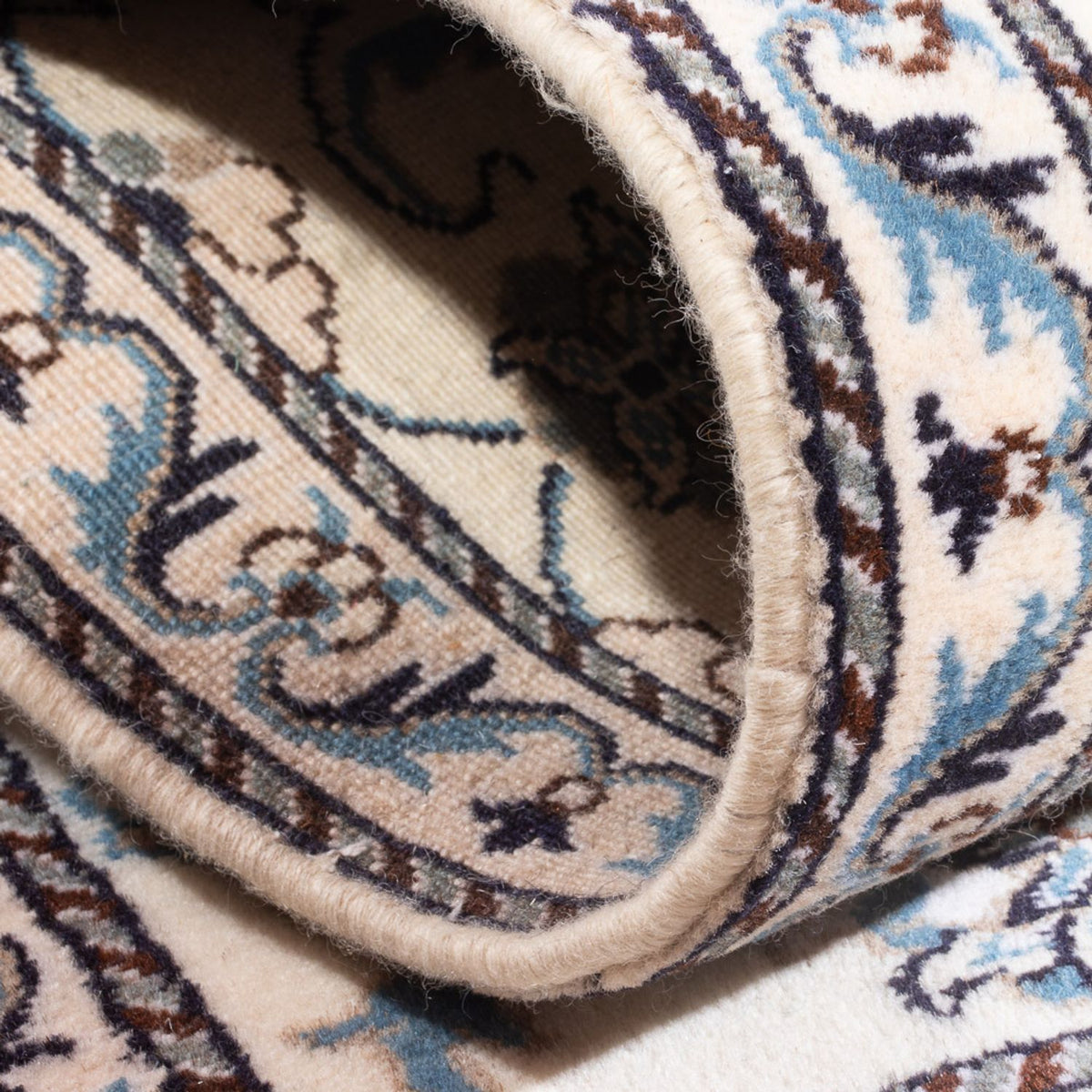 Tapis persan - Nain - 134 x 68 cm - crème