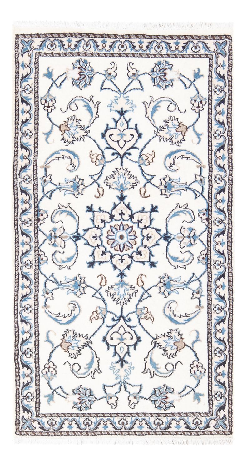 Tapis persan - Nain - 135 x 70 cm - crème