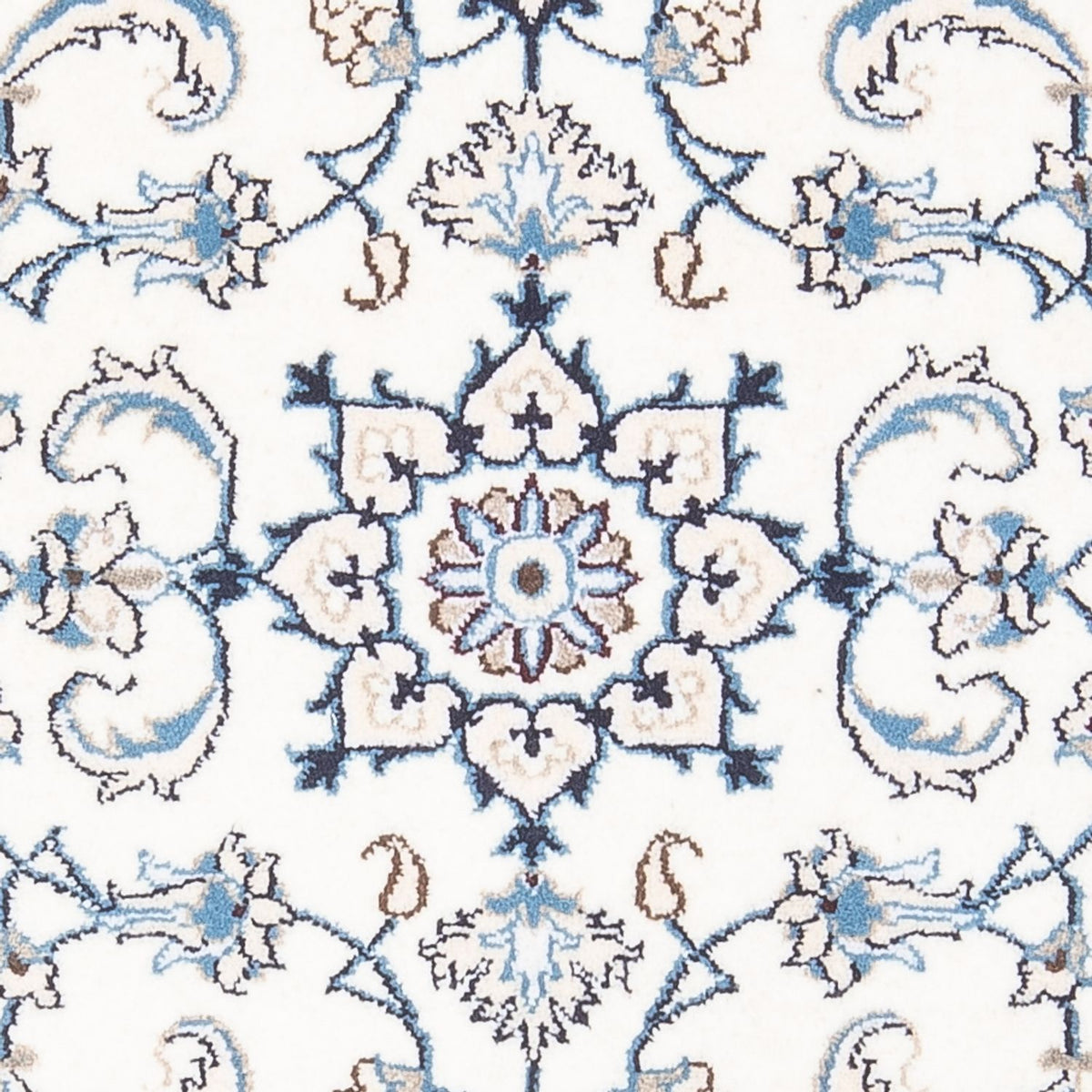 Tapis persan - Nain - 135 x 70 cm - crème