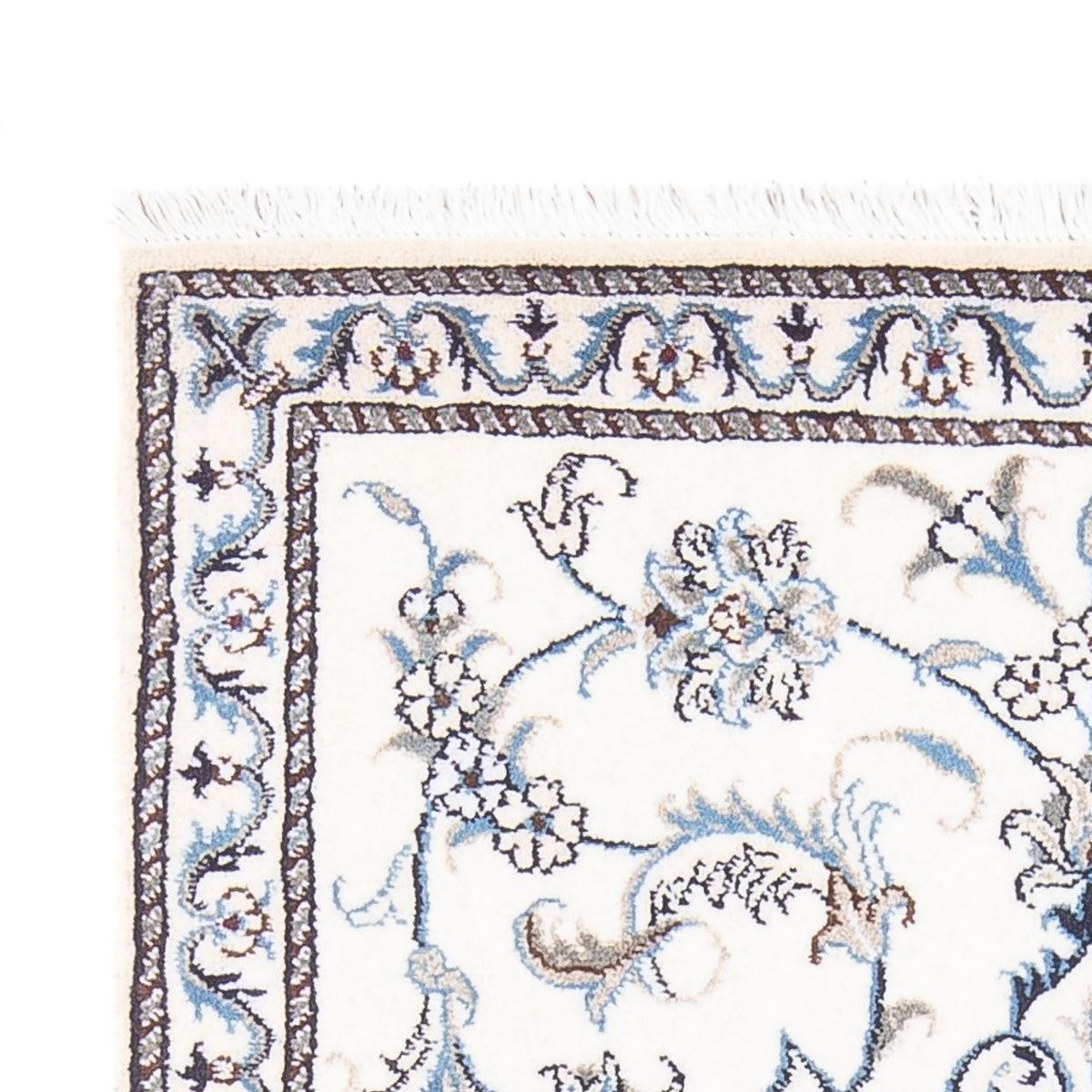 Tapis persan - Nain - 137 x 87 cm - crème