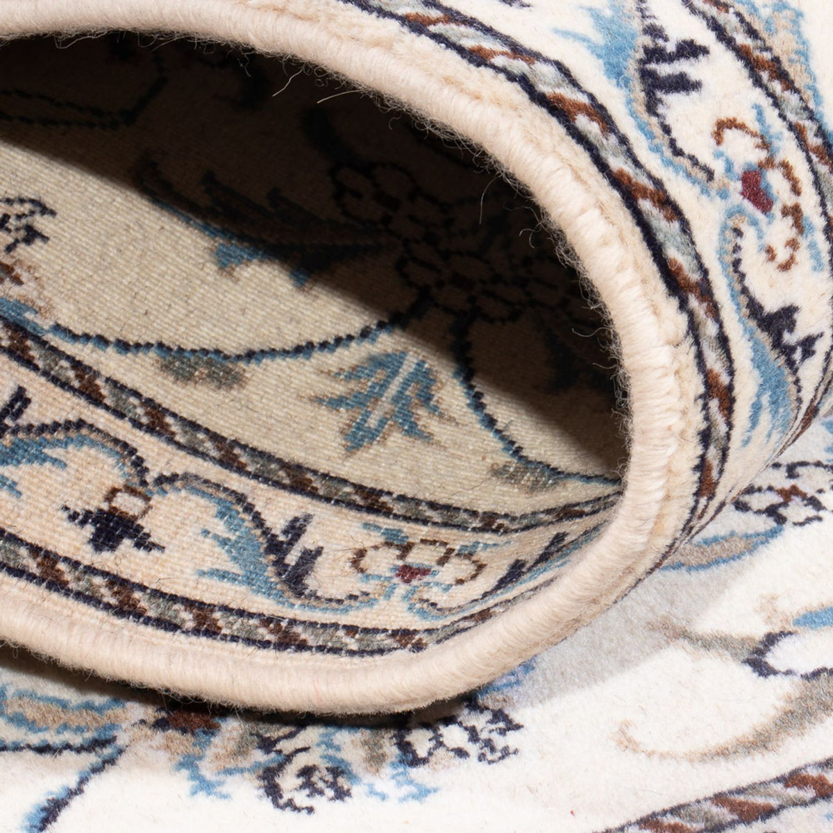Tapis persan - Nain - 137 x 87 cm - crème