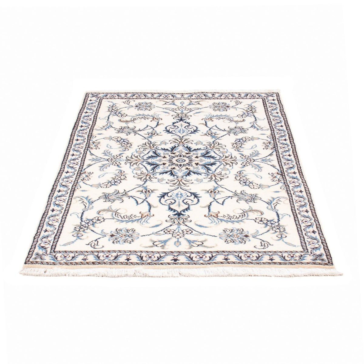 Tapis persan - Nain - 137 x 87 cm - crème