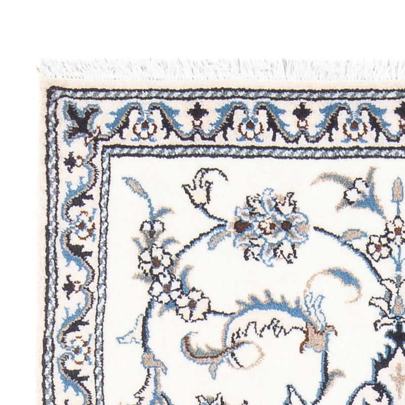 Tapis persan - Nain - 141 x 88 cm - crème