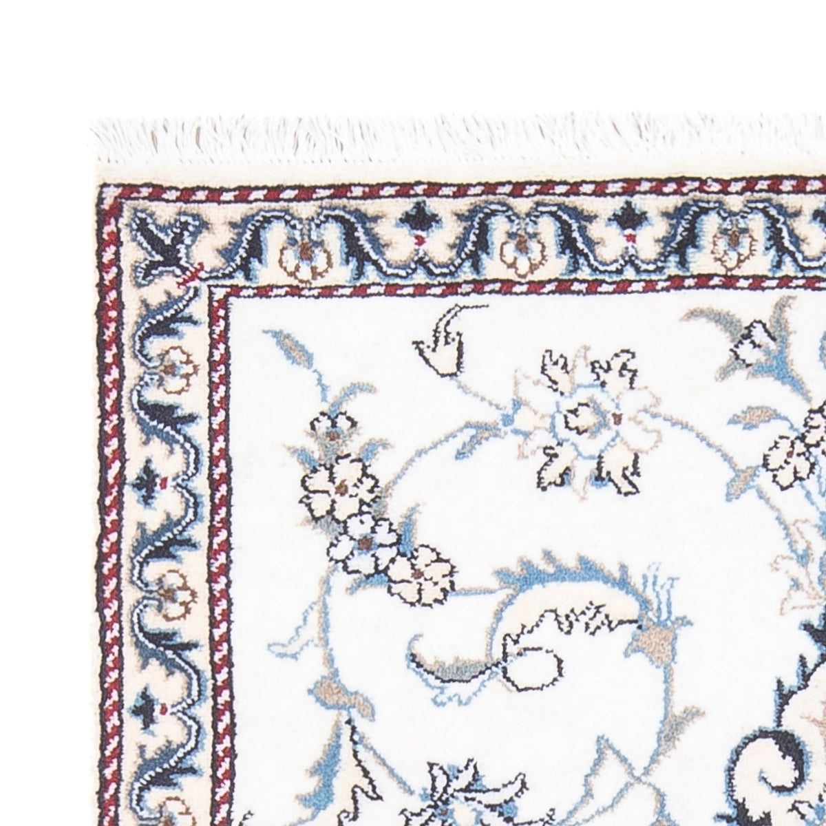 Tapis persan - Nain - 137 x 88 cm - crème