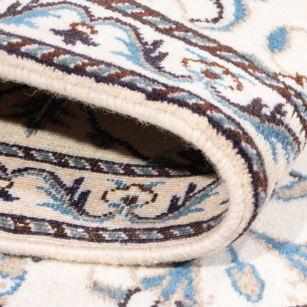 Tapis persan - Nain - 130 x 86 cm - crème