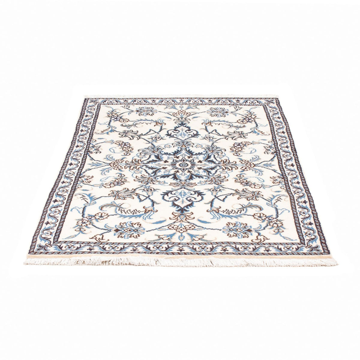 Tapis persan - Nain - 130 x 86 cm - crème