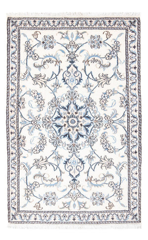 Tapis persan - Nain - 144 x 88 cm - crème