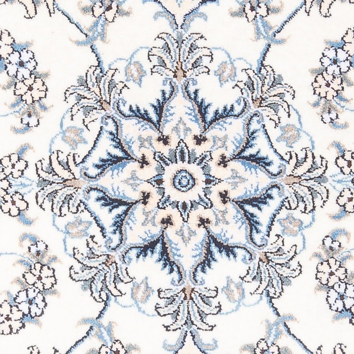 Tapis persan - Nain - 144 x 88 cm - crème